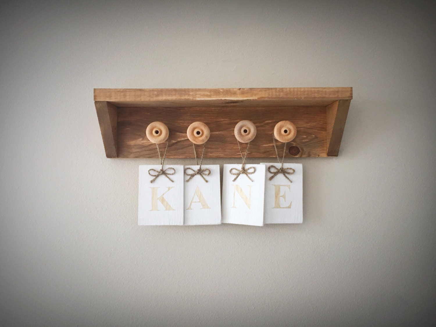 Baby Name Hanging Letters Sign Wooden Letter Tiles Nz 20 11