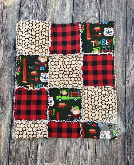 woodland crib bedding Lumberjack crib plaid crib bedding