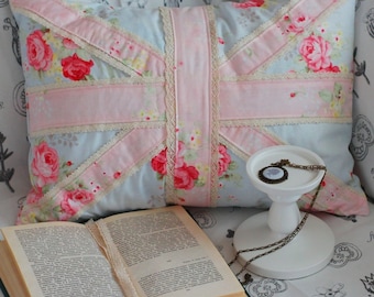 Pillow British Flag Shabby chic
