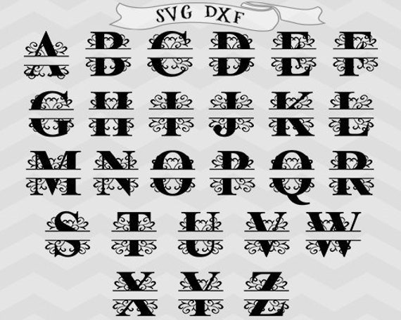 Download Vines font SVG Vines letter Monogram SVG Monogram letter ...