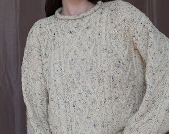 Cream Fishermans sweater