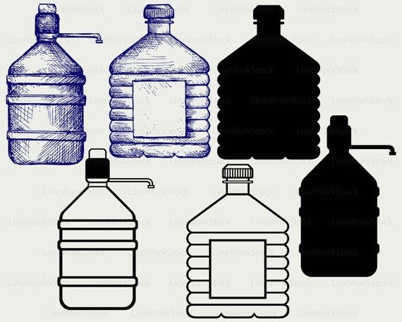 Download Plastic bottle water svg,drink clipart,bottle svg,water ...