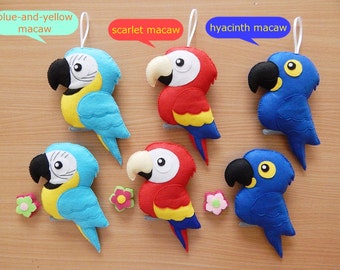 hyacinth macaw plush