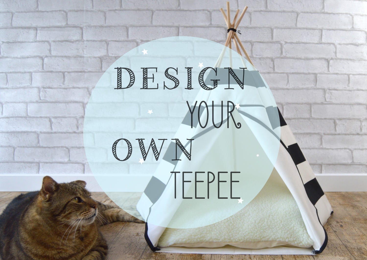 Cat bed Cat teepee Dog teepee design your own teepee