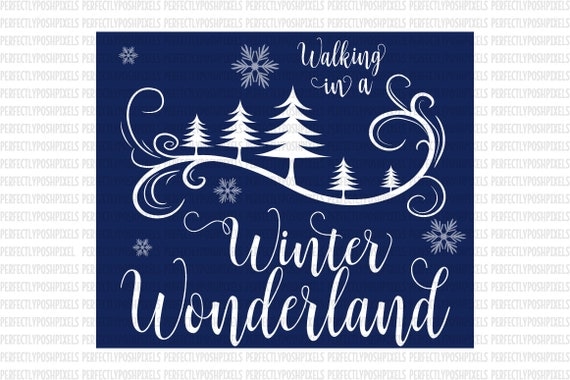 Christmas SVG Winter Wonderland Christmas svg Glass Blocks HTV