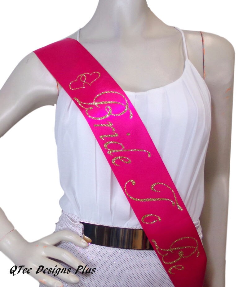 Bride To Be Sash Bridal Party Sashes. Bride Sash.