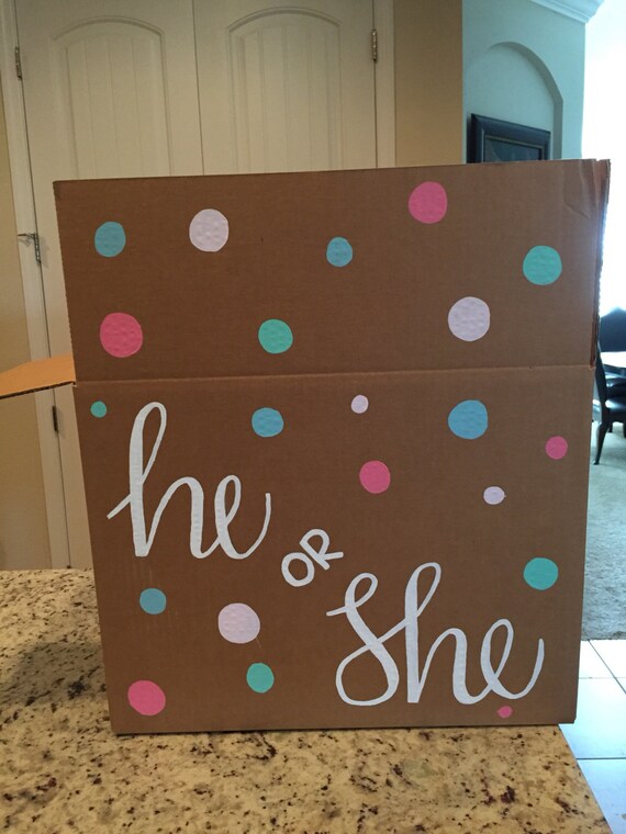 Gender Reveal Box