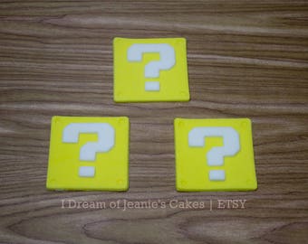 ROBLOX, Lucky Block, Video Gamer Birthday Cupcake Toppers