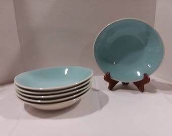 6 Vintage Hakerware Soup/Cereal/Salad Bowls
