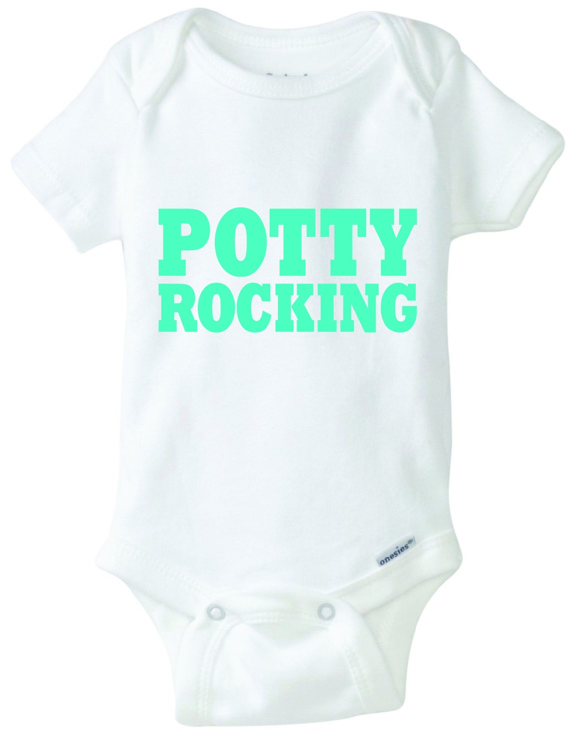 Download Potty Rocking Baby Onesie Design SVG DXF EPS Vector files