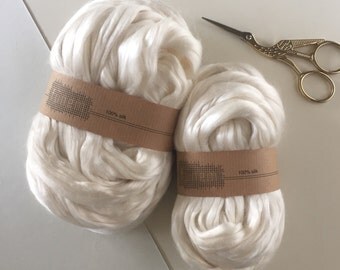 Mulberry Silk / Silk Fibers / Zijde lont / Moerbeizijde / Fibre / Fibers /