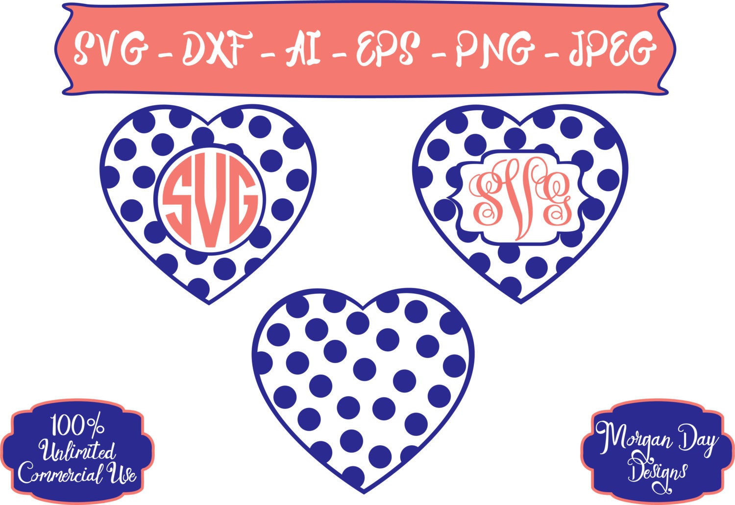Download Valentine Monogram SVG Heart SVG Valentine SVG Monogram