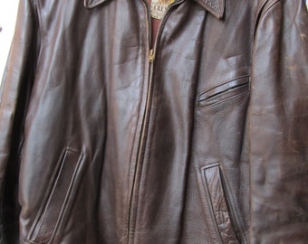 Items similar to Buco Horsehide D pocket jacket on Etsy