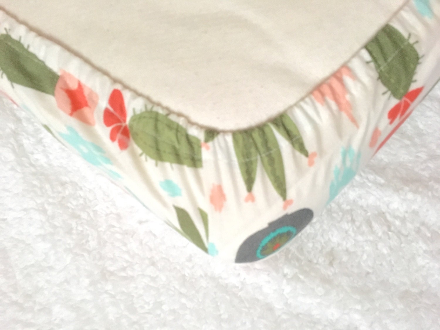 Cactus Crib Sheets // Cactus Bedding // Cactus Baby Bedding