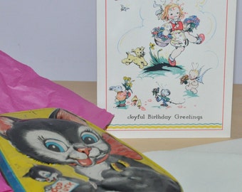 Vintage Greetings Card birthday card 1930s/1940s