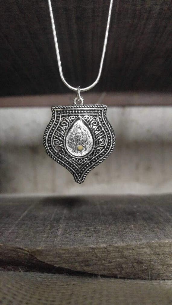Shield of Faith Mustard Seed Necklace