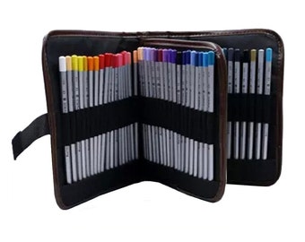 Pencil Case Pencil Holder Paint Brush Holder Makeup Wallet Canvas Wallet