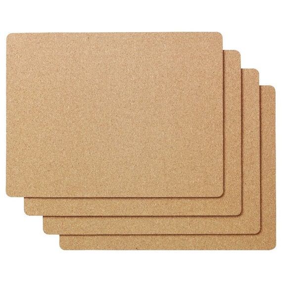 Set Cork Placemats & Cork Coasters by Lusoprime on Etsy