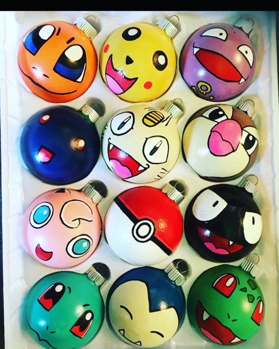 Pokemon Christmas Ornaments