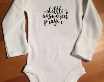 Little Answered Prayer Onsie, T-Shirt, Baby Boy, Baby Girl, Toddler