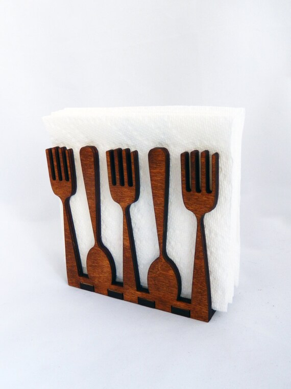 Kitchen Cuts Fork&Spoon Napkin Holder
