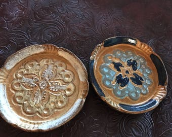 Pair of Italian Wooden Coasters