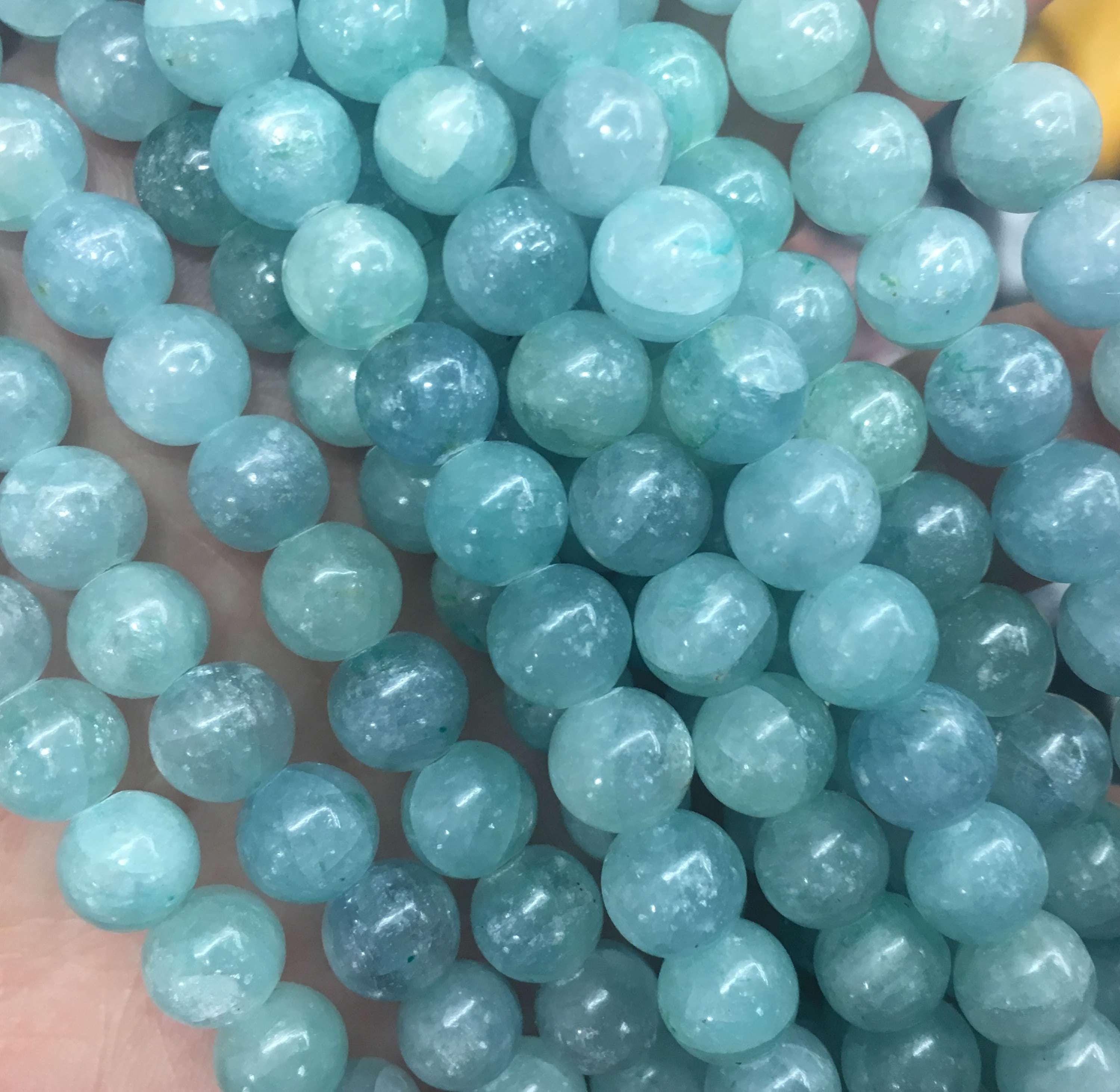 6mm Natural Celestite round Gemstone Loose Bead from bxavailable on ...