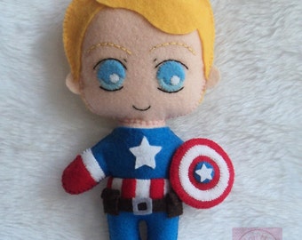 steve rogers plush