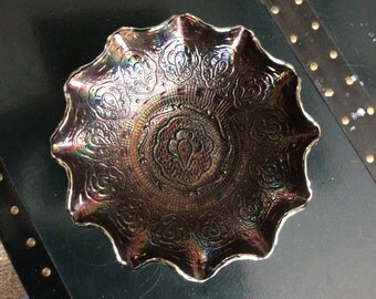 Fenton Persian Medallion Carnival Glass Bowl