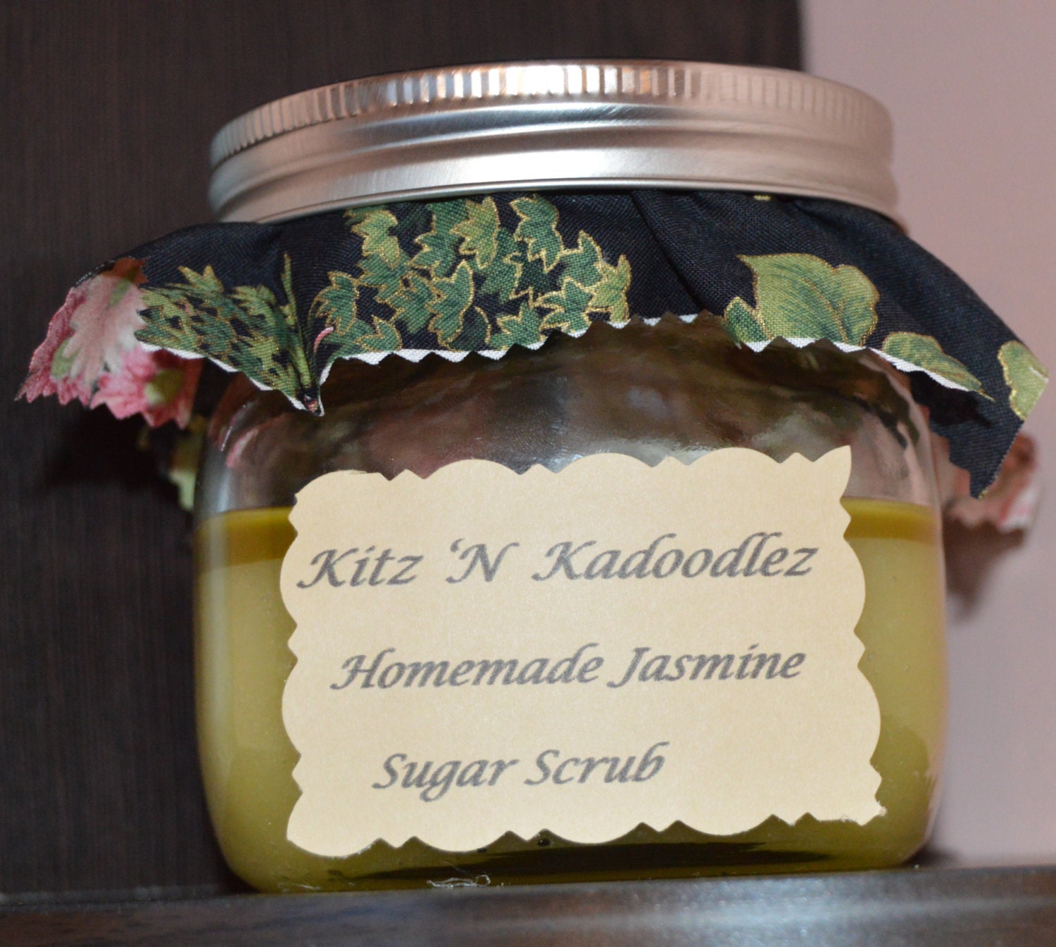 Homemade Jasmine Sugar Scrub