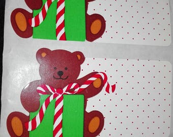 Plastic embroidery piece maxi rarity bear 2