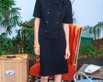 Perfect Little Black 1960s Suit