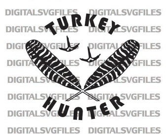 Digital File Turkey Hunting, Turkey Hunting svg, Turkey svg dxf File, SVG/DXF/PDF File for Vinyl Cutting Machine, Turkey Hunting Art Files