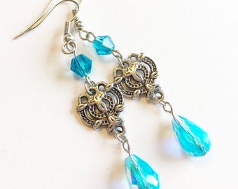 Great Gatsby Earrings, Downton Abbey Jewelry, Great Gatsby Jewelry, 1920s Jewelry, Art Deco Earrings, Gatsby Earrings, Great Gatsby