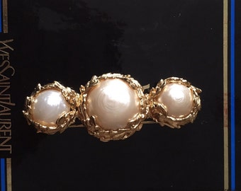 Yves Saint Laurent YSL original brooch