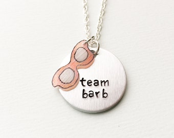 Team Barb Necklace, Stranger Things Necklace, Barb Stranger Things, stranger things, team barb, netflix jewelry