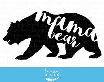 Mama Bear svg, mama bear creations, mama bear car decal, mama bear dxf, mama bear svg file, mama bear vinyl, mama bear cut file, mama bear