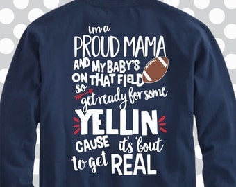 Proud Mama, Football Mom svg, mom dxf, eps, png,Football Mama svg, Football svg, files for cricut, iron on decal, Football team svg, png