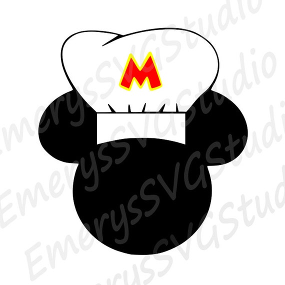 SVG DXF File for Chef Mickey from EmerysSVGStudio on Etsy Studio