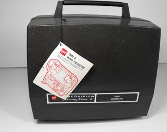 GAF Anscovision Dual 8 Automatic Movie Projector 8mm and Super 8mm Film (1027)