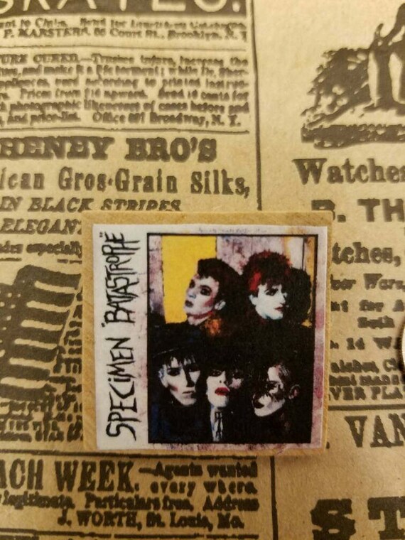 SpecimenBatastrophe album wood band pin