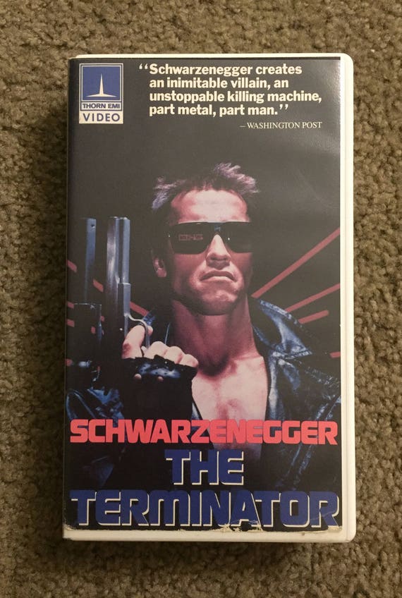 The Terminator 1984 Thorn EMI VHS Clam Arnold Schwarzenegger