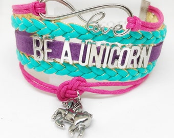 Be a Unicorn, Unicorn Bracelet, Unicorn Lover, Unicorn Party, Unicorn Birthday, Unicorn Charm,Unicorn Birthday, Unicorn Gift, Jewelry