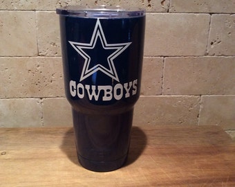 Powder coated Dallas cowboys yeti