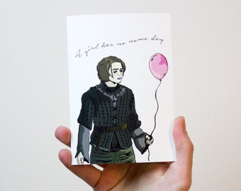 Game of Thrones Birthday Card | Game of Thrones Card
