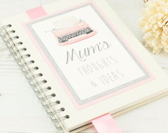 Personalised Typewriter Notebook