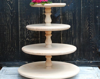 4 tiered cake stand,4 tiered wooden cakestand,4 tiered cupcake stand,4 tiered white cake stand,4 tiered muffin stand,4 tiered cake pedestal