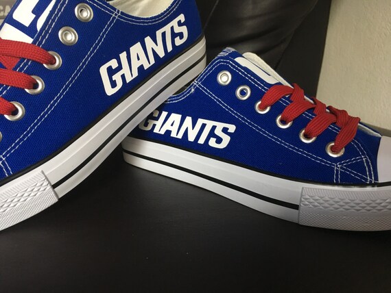 New York Giants Shoes by Shoejourney on Etsy