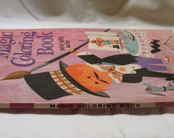 Old Coloring Books Etsy Old Coloring Books Etsy