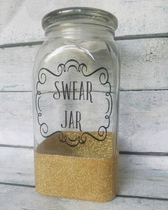 Swear Jar Curse Jar Money Jar Piggie Bank Coin Collection